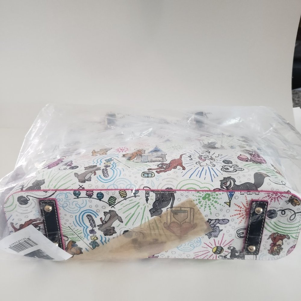 Disney Dooney & Bourke Cats Sketch Tote Shopper Bag NWT - Picture 5 of 7